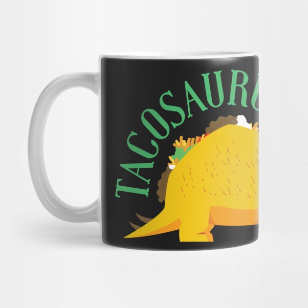 Funny Tacosaurus Taco Dinosaur by GDLife